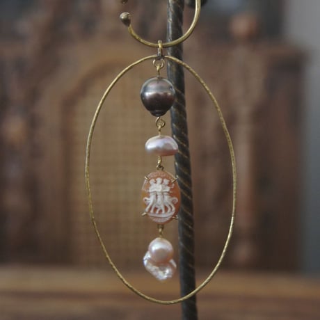 ear cuff 真珠