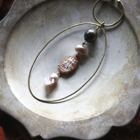 ear cuff 真珠