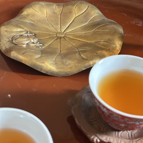 打ち出し 蓮の菓子皿