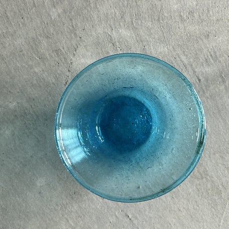 ヘラートガラス器 blue