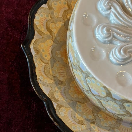 ケーキ付いちご皿