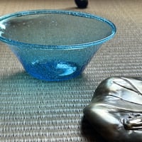 ヘラートガラス器 blue