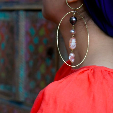 ear cuff 真珠