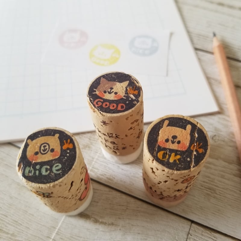 □消しゴムはんこ□ごほうびはんこ L | お絵かき雑貨屋さん＊michu＊