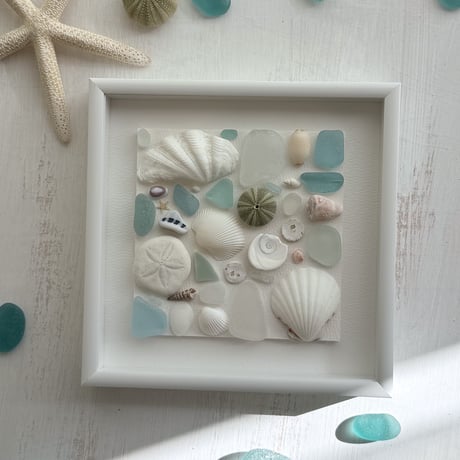 hiro様ご確認用 シーグラスアート 2点 hiro様ご確認用 シーグラス