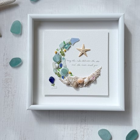 葡萄の実り　シーグラス／天然石／フレーム／リス／秋／ぶどう 葡萄の実り シーグラス／天然石／フレーム／リス／秋／ぶどう 葡萄2