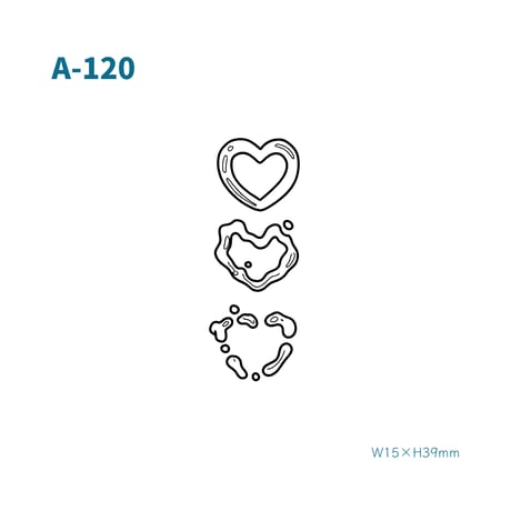 Karisome｜water heart【A-120】