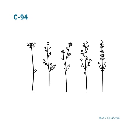 Karisome｜手描きフラワー【C-94】