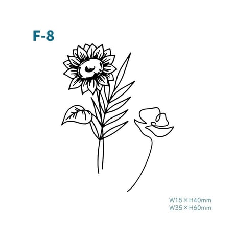Karisome｜誕生花8月【F-8】