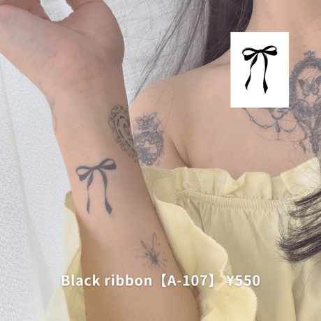 Karisome｜Black ribbon【A-107】