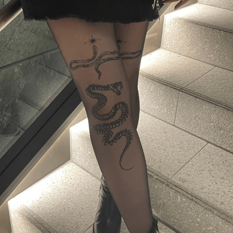 snake mania tights