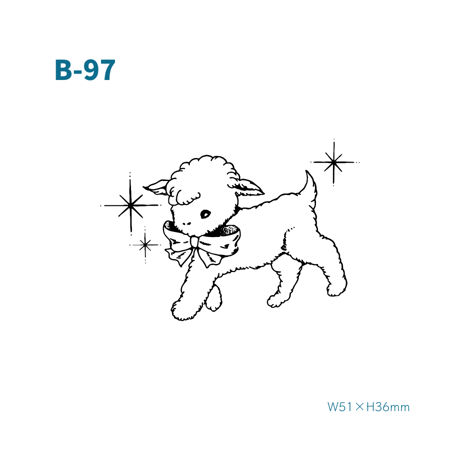 Karisome｜ リボンひつじ【B-97】