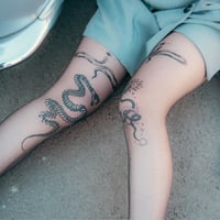 snake mania tights