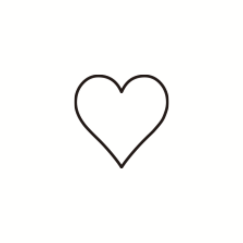 Karisome｜ハート(白)【S-35】 | Karisome