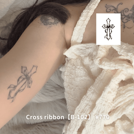 Karisome｜ Cross ribbon【B-102】