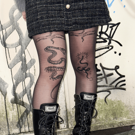 snake mania tights