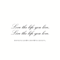 Karisome｜Love the life you live, Live the life you love.【C-18】
