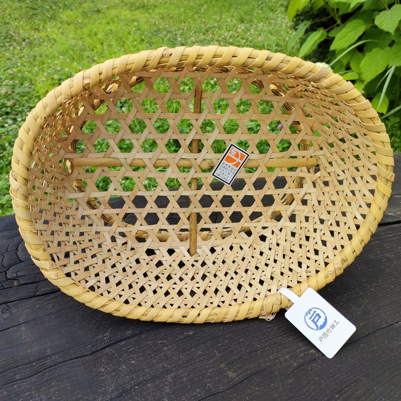 めかご【戸隠竹細工】：楕円型 | #おうちで戸隠 応援ストア