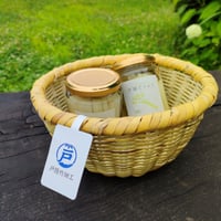 まーる】戸隠竹細工 りんごかご りんご籠 | 井上竹細工店