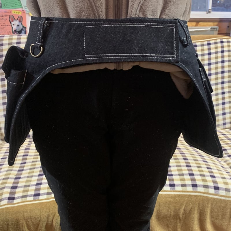 ガンベルトタイプトリーツポーチ デニム製 | Ashty and companies