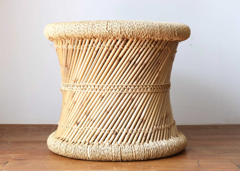 パキスタン・葦と藁編みのスツール/大 | GALLERY GRANPIE Online Tokyo