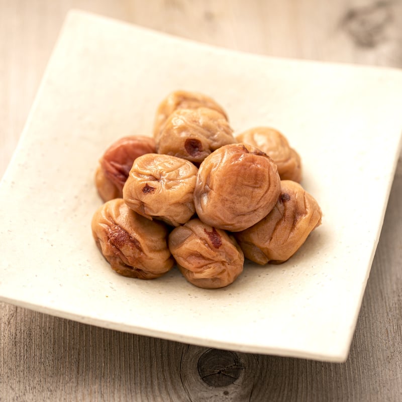 竹・300g 】 塩分約15％ 土と水にこだわった山森農園の梅干し 「魔法