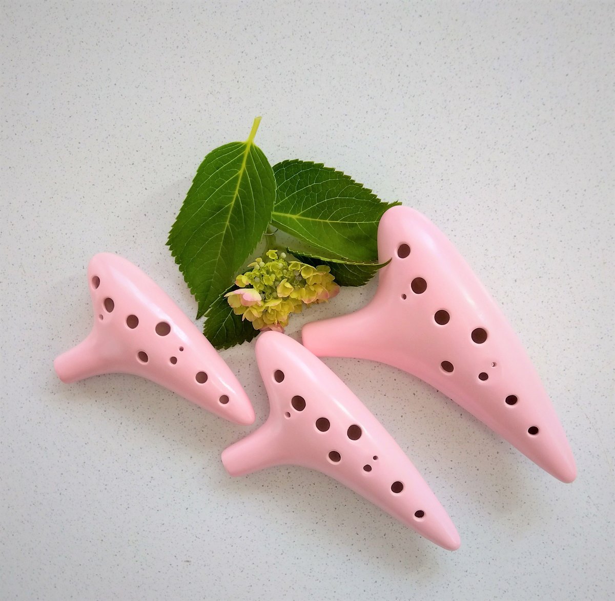 SAKURA-ピンクのオカリナ（C管F管G管セット） | じいじのオカリナ屋