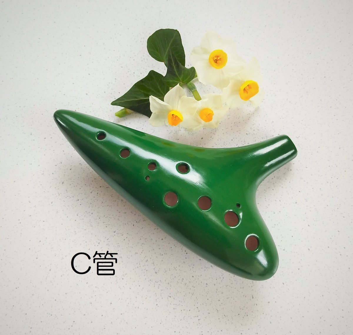 フォレストグリーンのオカリナ（C管F管G管セット） | じいじのオカリナ屋