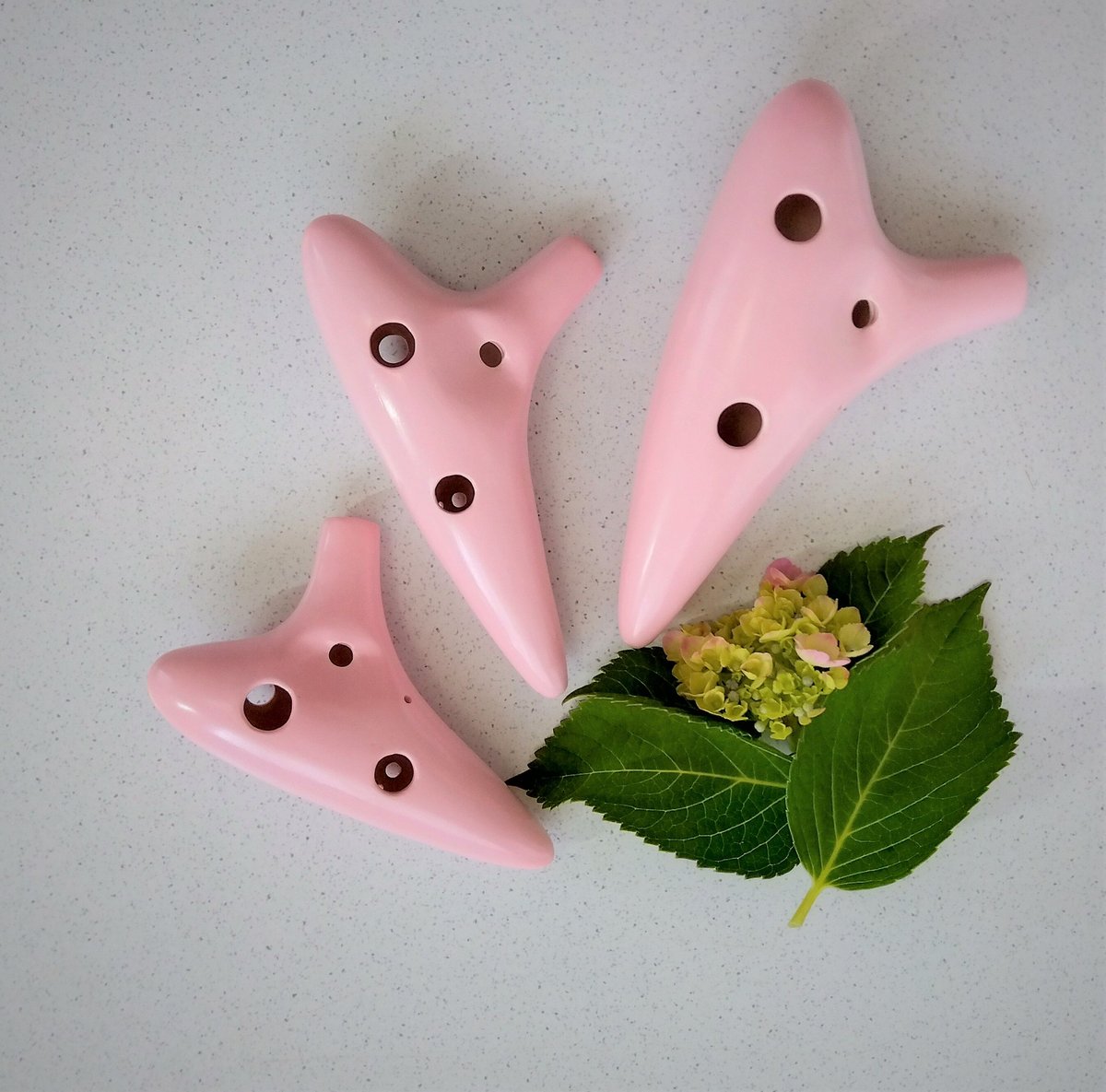 SAKURA-ピンクのオカリナ(C管F管G管セット) | じいじのオカリナ屋 SAKURA-ピンクのオカリナ(C管F管G管セット) | じいじのオカリナ屋