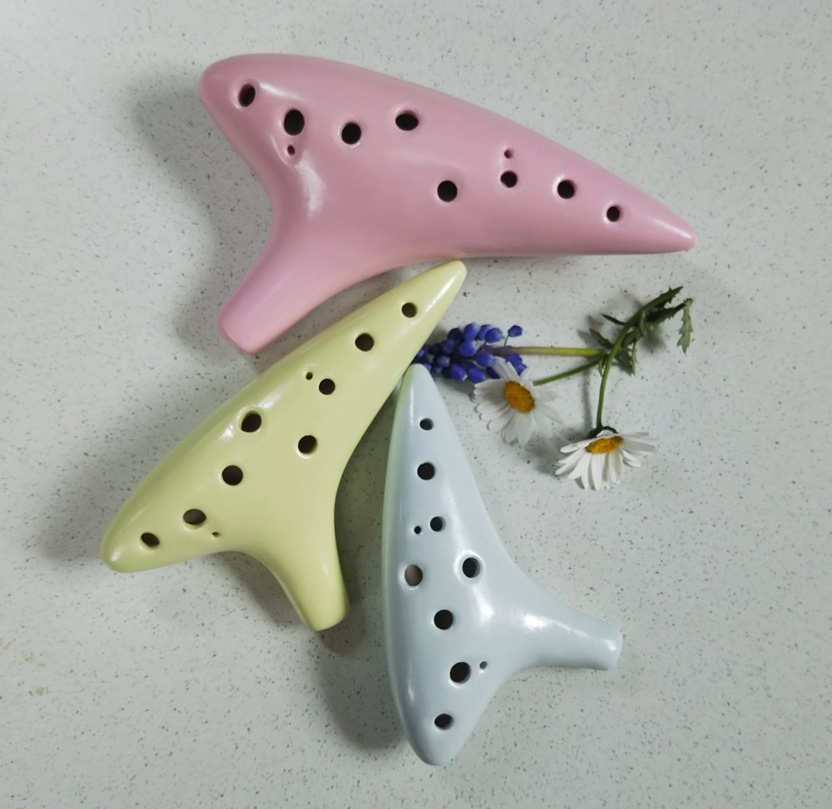 花がすみのオカリナ（C管F管G管セット） | じいじのオカリナ屋