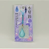 H2O-017_水琴鈴雫型根付け（ブルー）