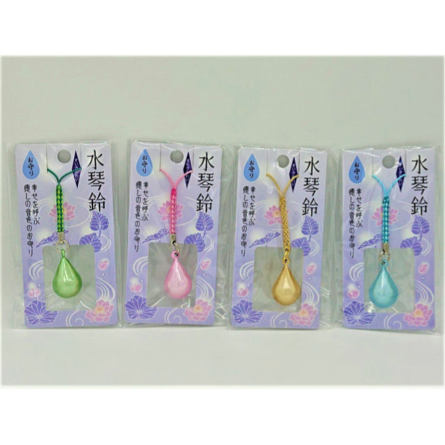 H2O-017_水琴鈴雫型根付け（ブルー） | 小物雑貨通販