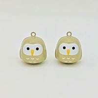 sH2O-011_幸せのフクロウ水琴鈴パーツ 2個セット（健康成就/薄緑）