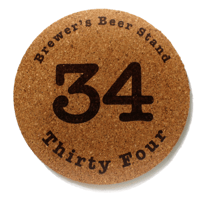 34 Cork Cut Coaster