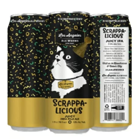 Los Angeles Ale Works ロサンゼルス エールワークス / Scrappalicious (7th Birthday version) スクラッパリシャス (7歳誕生日) 473ml