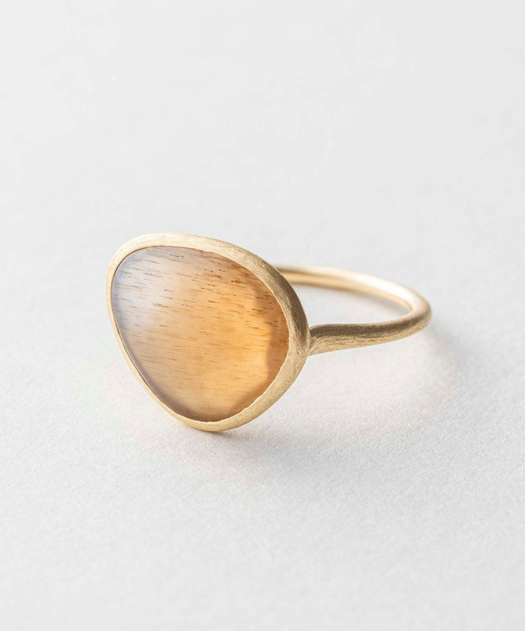 K10YG デュー ゴールデンサンストーン リング | Wiit.