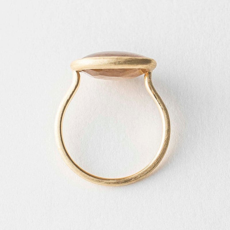 K10YG デュー ゴールデンサンストーン リング | Wiit.