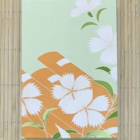 舞妓さんの衣装で作った世界にたった一つの御朱印帳（浅緑−7/限定9）