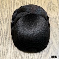髷タイプのヘアピース【既製品：ダークブラウン】（簡易和装ヘアセット）