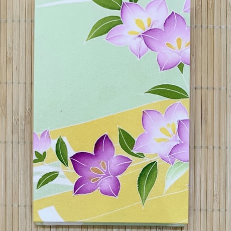 舞妓さんの衣装で作った世界にたった一つの御朱印帳（浅緑−4/限定9）