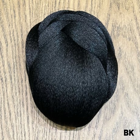 髷タイプのヘアピース【既製品：ブラック】（簡易和装ヘアセット）