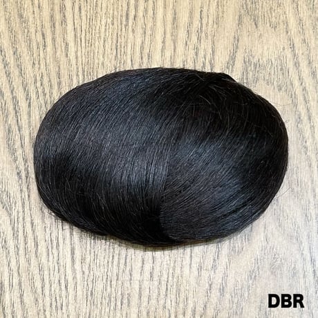 髷タイプのヘアピース【オーダー品：ダークブラウン】（簡易和装ヘアセット）