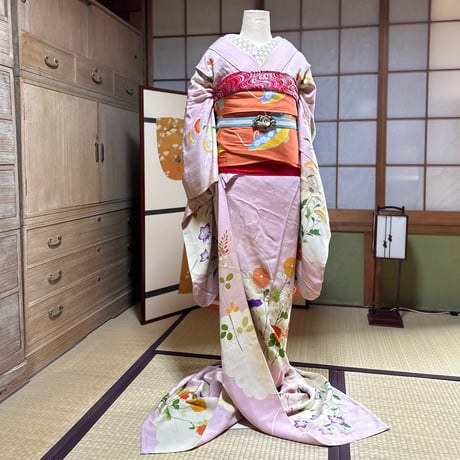 舞妓さんの衣装で作った世界にたった一つの御朱印帳（撫子ー５/限定５）