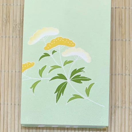 舞妓さんの衣装で作った世界にたった一つの御朱印帳（浅緑ー5/限定9）