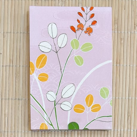 舞妓さんの衣装で作った世界にたった一つの御朱印帳（撫子ー５/限定５）