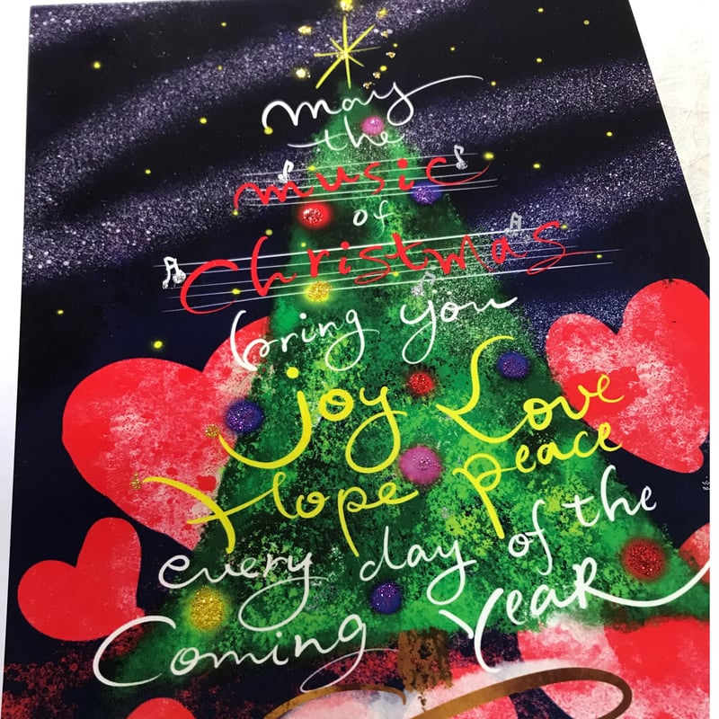 クリスマスツリー♡ハート | Kamifude