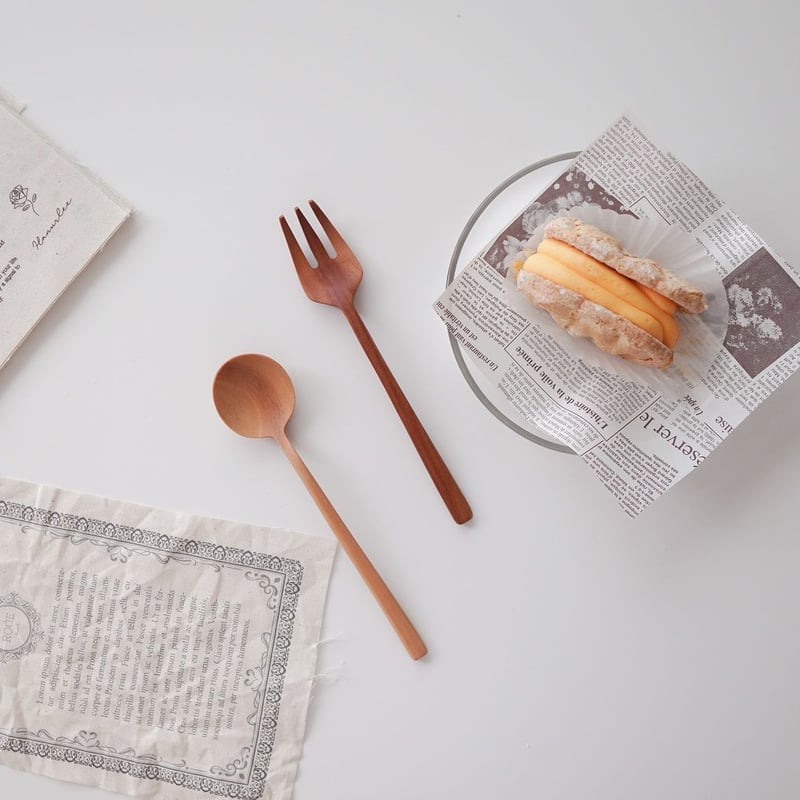 希少　Gourmet Settings 韓国　カフェ　カトラリー ナチュラルカトラリーSET | ROGE seoul 希少 Gourmet Settings 韓国