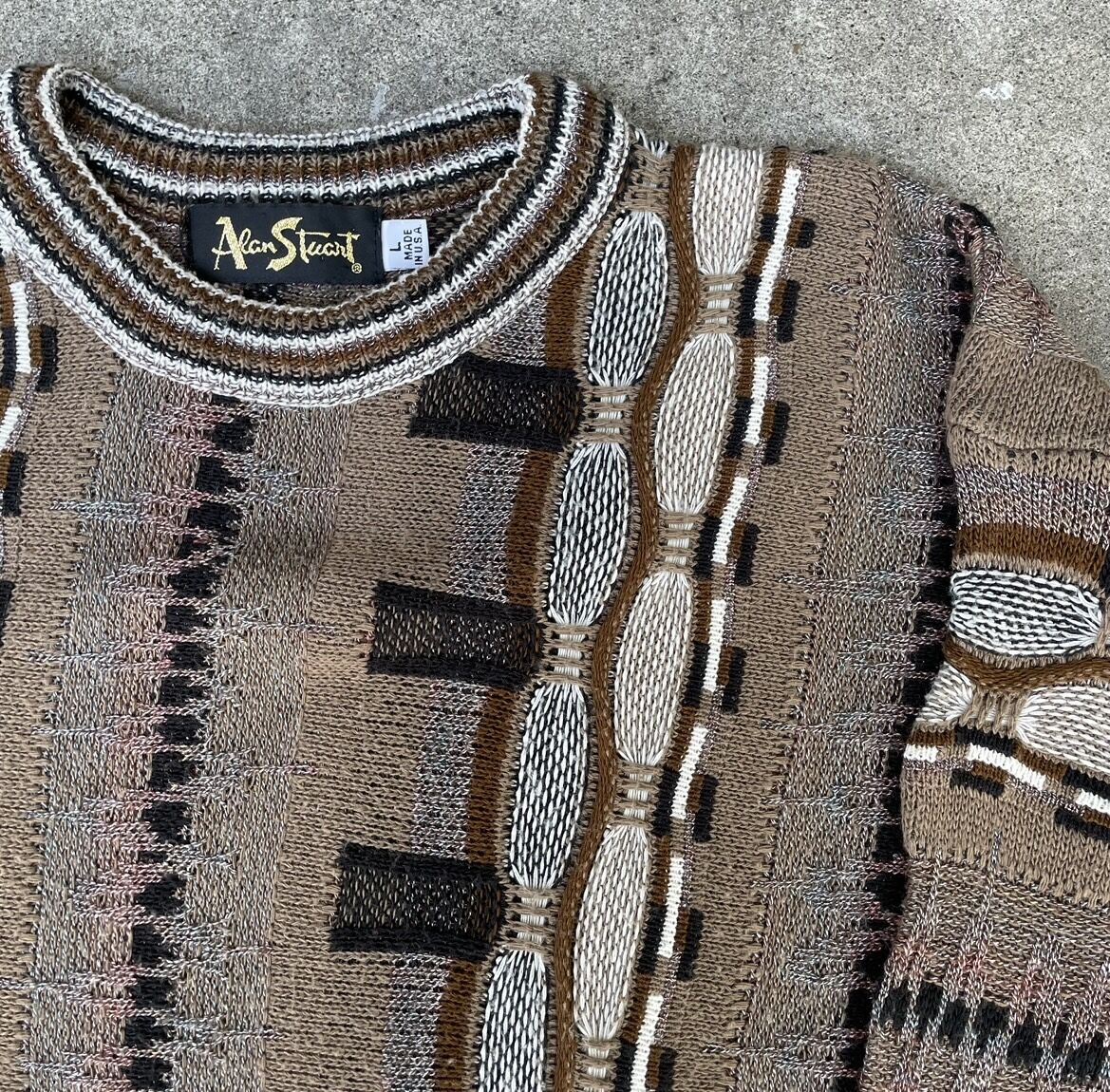 used ] 90s vintage 3Dknit made in usa | Rêve