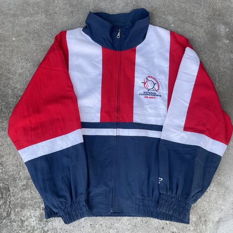 [ logo athletic ] 90s nylon jacket