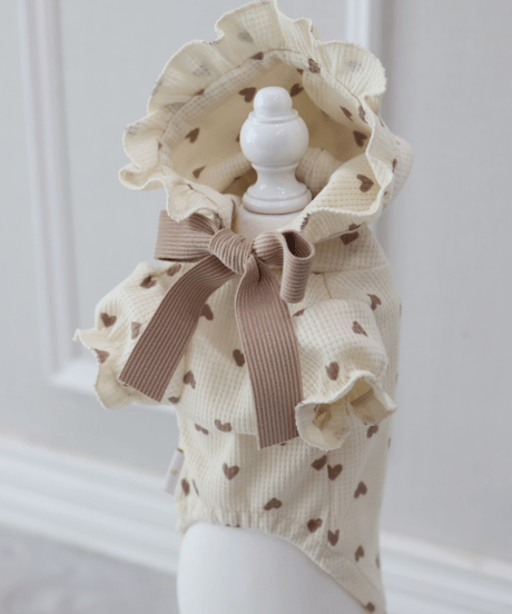 【即納】再入荷♪　フリルフーディパーカー　《永遠のパピーちゃん♡》original　OR001